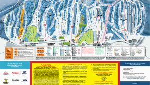 Map Of Canada Ski Resorts Blue Mountain Trail Map Onthesnow