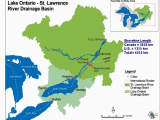 Map Of Canada St Lawrence River Map Of Loslr Drainage Basin source Map Courtesy Of the Ijc