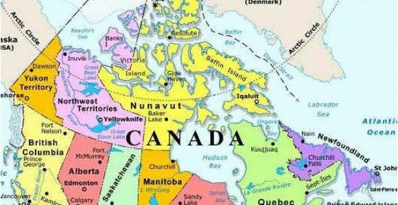 Map Of Canada States and Capitals Plan Your Trip with these 20 Maps Of Canada