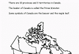 Map Of Canada to Label Canadian Activities Worksheets On Geography Country Study