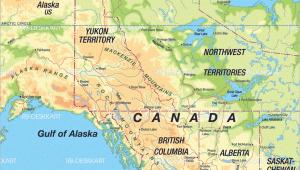 Map Of Canada West Coast Map Of Canada West Region In Canada Welt atlas De