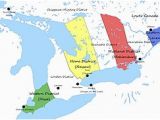 Map Of Canada with Great Lakes Upper Canada Wikipedia