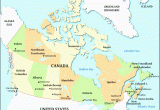 Map Of Canada with Major Cities and Capitals Canada All Types Of Maps