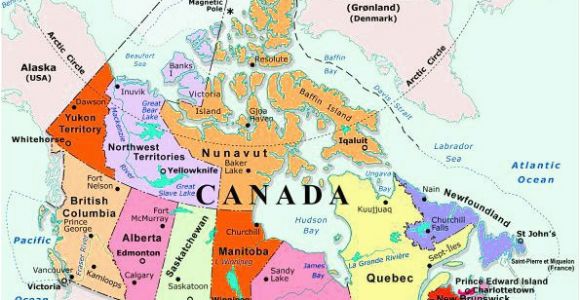 Map Of Canada with Provinces and Cities Maps Of Canada Maps Of Canadian Provinces and Territories