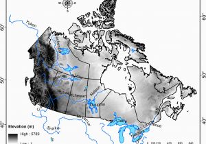 Map Of Canada with Scale Hess Historical Drought Patterns Over Canada and their