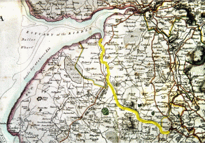 Map Of Canals In England Douglas Navigation