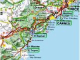 Map Of Cannes France and Surrounding area the area Around Frejus