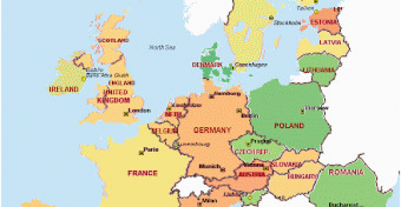 Map Of Capitals In Europe Awesome Europe Maps Europe Maps Writing Has Been Updated
