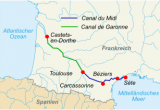 Map Of Carcassonne France Canal Du Midi Wikipedia