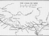 Map Of Carcassonne France Canal Du Midi Wikipedia