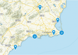 Map Of Cartagena Spain Map Of Spain Murcia