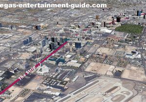 Map Of Casinos In Ohio Las Vegas Casinos On the Strip with Printable Map