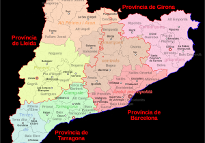 Map Of Catalonia Region Of Spain Catalonia Wikipedia