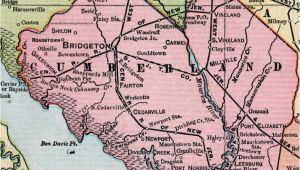 Map Of Cedarville Ohio Cumberland County New Jersey 1905 Map Bridgeton Millville