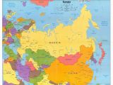 Map Of Central Europe and northern Eurasia Political Map Of Russia and northern Eurasia