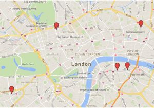 Map Of Central London England Union Car Parks Union Car Parks