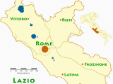 Map Of Central Rome Italy Travel Maps Of the Italian Region Of Lazio Near Rome