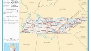 Map Of Central Tennessee Tennessee Wikipedia