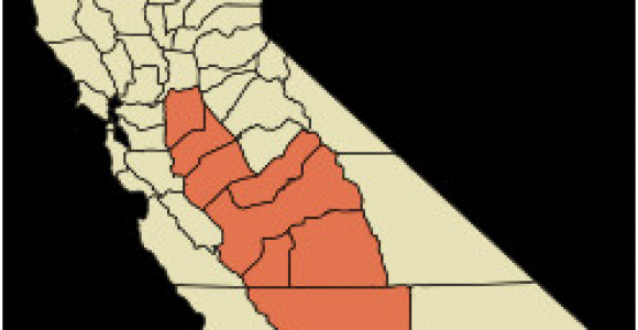 Map Of Central Valley California San Joaquin Valley Wikipedia