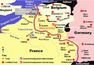 Map Of Chantilly France Trench Construction In World War I the Geat War World War One