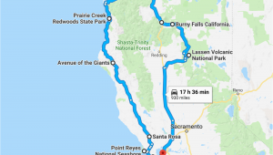 Map Of Charming California the Perfect northern California Road Trip Itinerary Travel