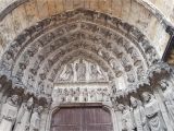 Map Of Chartres France File Chartres south Porch Left Bay Tympan Jpg Wikimedia Commons