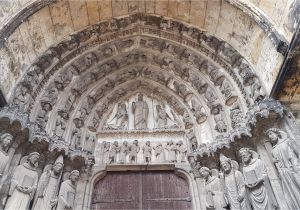 Map Of Chartres France File Chartres south Porch Left Bay Tympan Jpg Wikimedia Commons