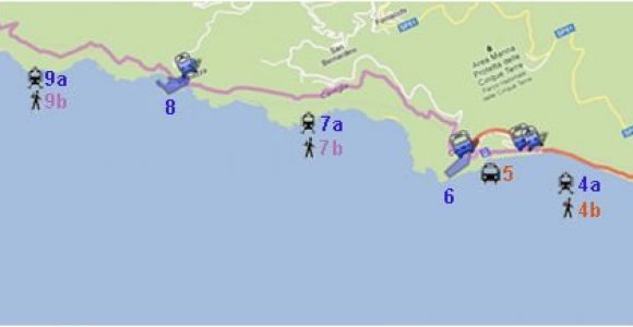 Map Of Cinque Terre In Italy Cinque Terre Visit In One Day