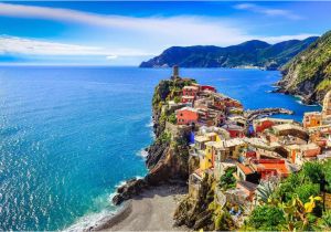 Map Of Cinque Terre Italy with Cities Italian Riviera tourist Map and Guide