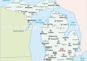 Map Of Cities In Michigan Michigan Airports Travel and Culture Pinterest Michigan Lake