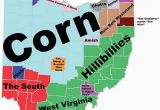Map Of Cities In Ohio 8 Maps Of Ohio that are Just too Perfect and Hilarious Ohio Day
