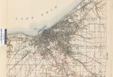 Map Of Cleveland Ohio and Surrounding area Ohio Historical topographic Maps Perry Castaa Eda Map Collection
