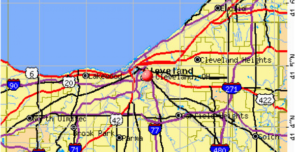 Map Of Cleveland Ohio Neighborhoods Cleveland Zip Code Map Inspirational Cleveland Ohio Oh Profile