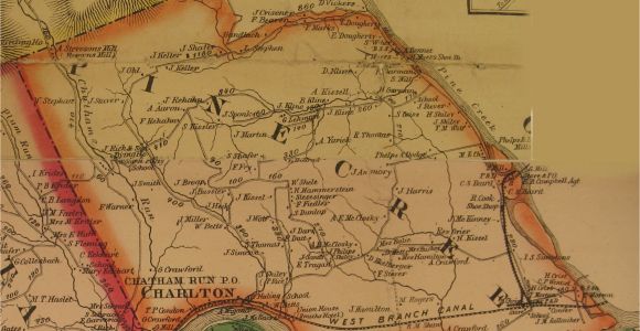 Map Of Clinton township Michigan Clinton County Warrantee Map