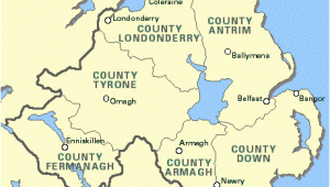 Map Of Co Down northern Ireland northern Ireland Belfast Antrim Armagh Down Fermanagh
