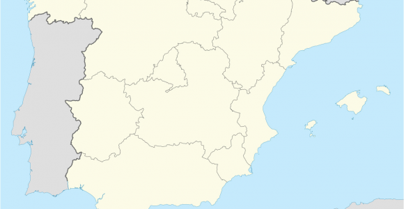 Map Of Coast Of Spain A Vila Spain Wikipedia