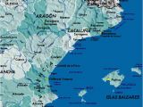 Map Of Coastal Spain Detailed Map Of East Coast Of Spain Twitterleesclub