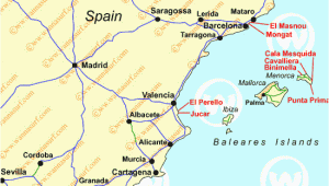 Map Of Coastal Spain Spain East Coast Spain Trip Spain Travel Spain Europe