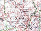 Map Of Cobb County Georgia County Of Cobb Georgiainfo