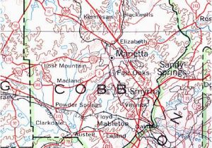 Map Of Cobb County Georgia County Of Cobb Georgiainfo