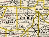 Map Of Cobb County Georgia County Of Cobb Georgiainfo