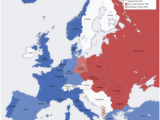 Map Of Cold War Europe Cold War Conservapedia