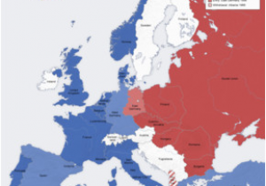 Map Of Cold War Europe Cold War Conservapedia