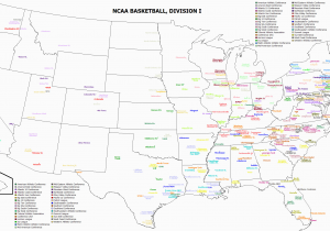 Map Of Colleges In New England List Of Ncaa Division I Men S Basketball Programs Wikipedia
