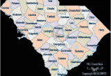 Map Of Colleges In north Carolina south Carolina County Maps