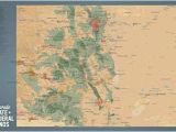 Map Of Colorado 14ers Amazon Com Best Maps Ever Colorado State Parks Federal Lands Map