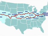 Map Of Colorado and Utah Possible Route to Go Through West Virginia Kentucky Missouri