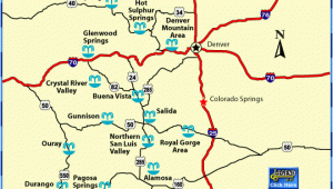 Map Of Colorado College Map Of Colorado Hots Springs Locations Also Provides A Nice List Of