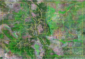 Map Of Colorado Counties with Roads Colorado County Map