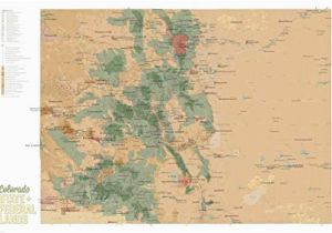 Map Of Colorado Fourteeners Amazon Com Best Maps Ever Colorado State Parks Federal Lands Map